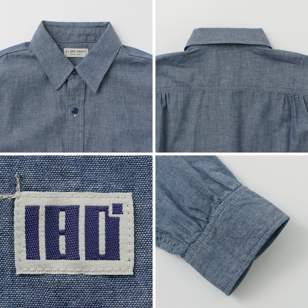 ILL ONE EIGHTY / Camisa de trabajo Chambray