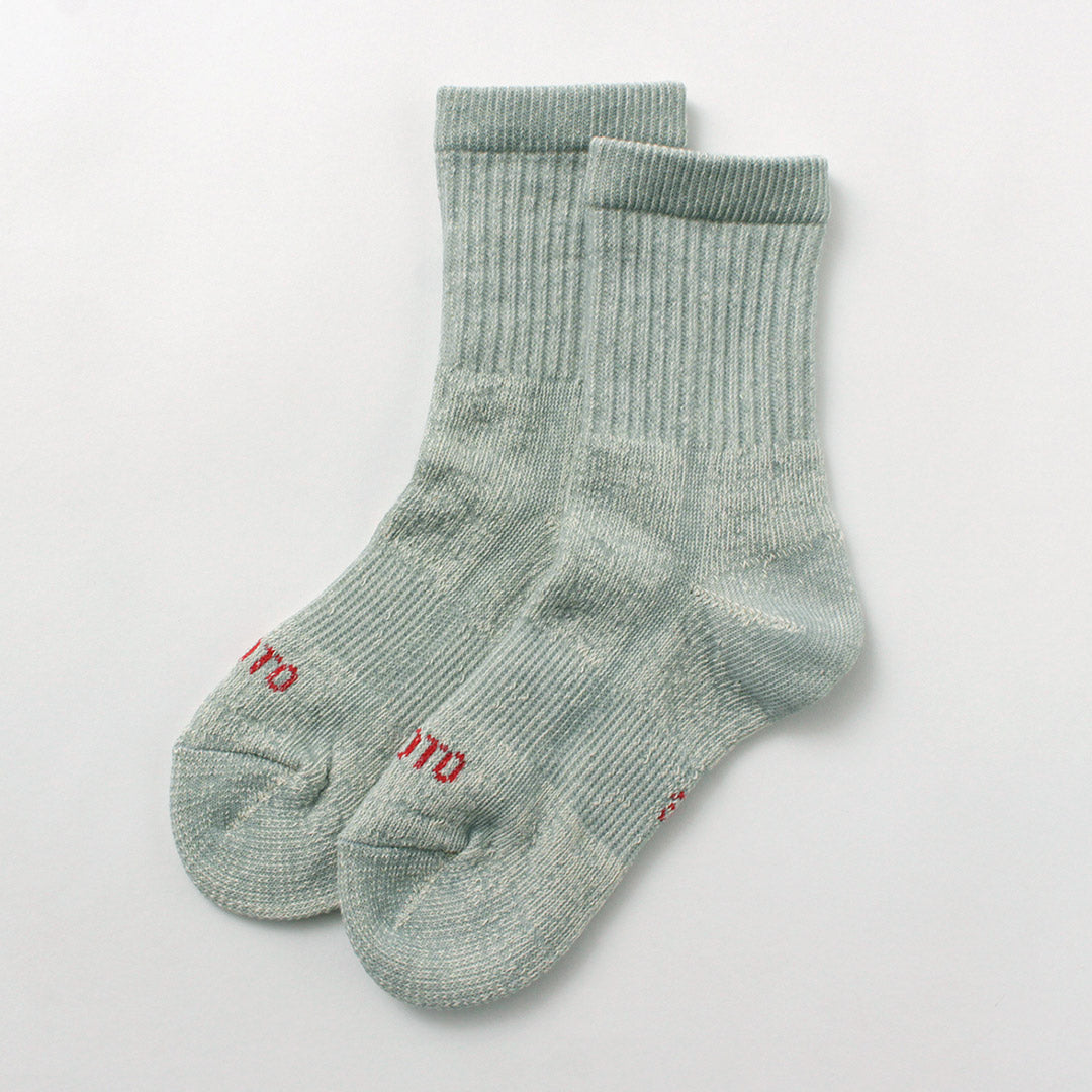 ROTOTO / Organic Cotton Double Face Mini Crew Socks