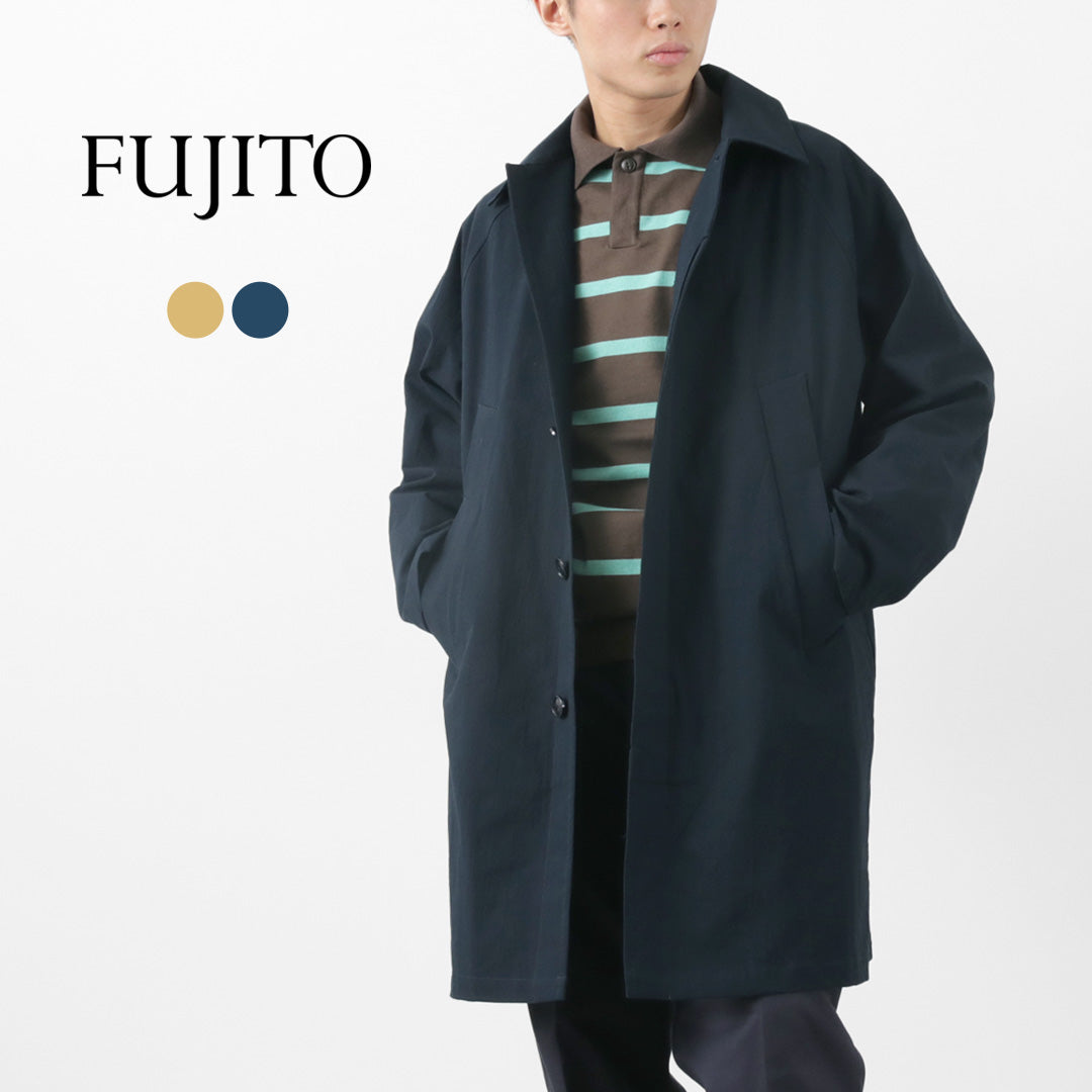 FUJITO / Balmacaan 外套墙扭曲牛