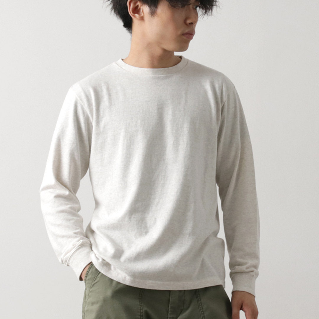 FILMELANGE / Dole Camiseta de manga larga de punto raffy orgánico