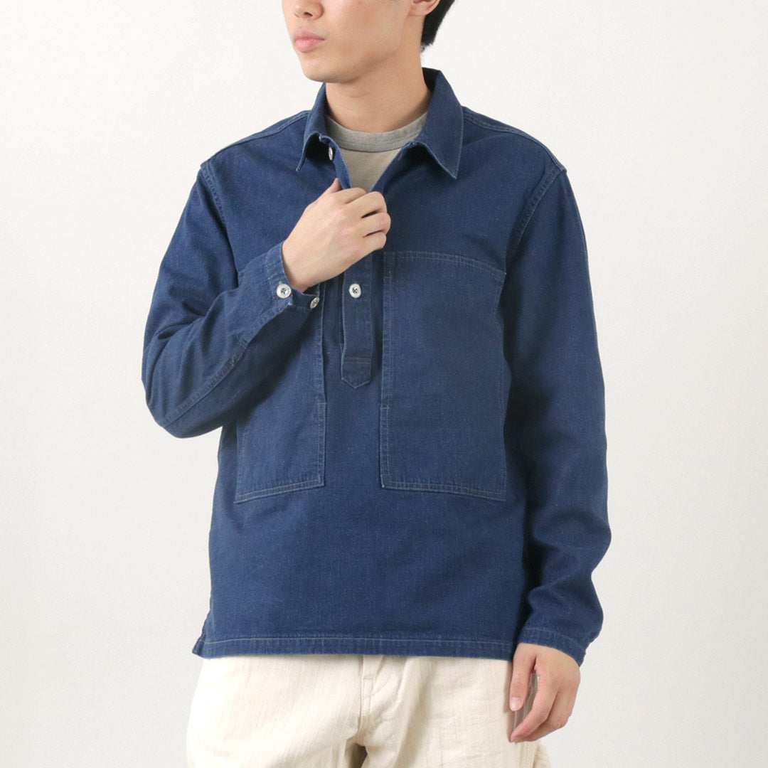 FOB FACTORY / US Army Denim Pullover Jacket