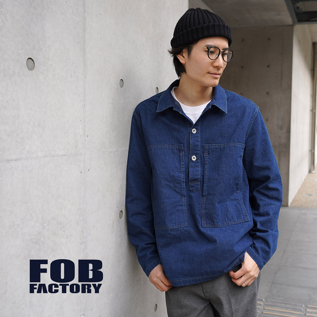 FOB FACTORY / 미 육군 데님 풀오버 재킷