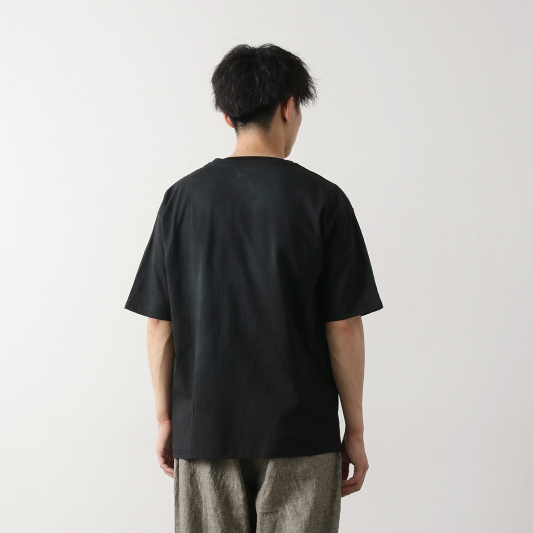 生病的一八十 /紮染色的心口袋短袖T卹