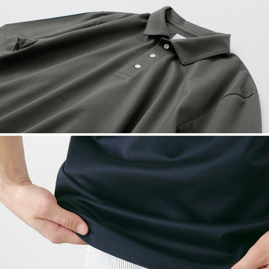 RE MADE IN TOKYO JAPAN / Tokyo-Made Dress Knit Polo Shirt