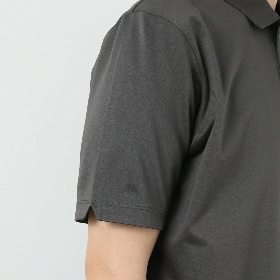 RE MADE IN TOKYO JAPAN / Tokyo-Made Dress Knit Polo Shirt