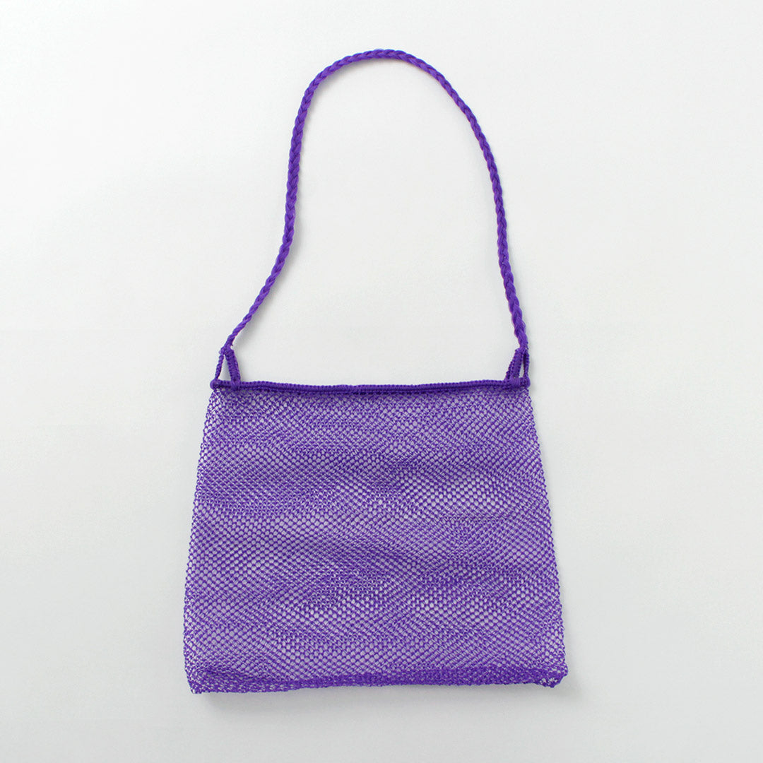 PHADUA / Bolso de malla de hombro de rejilla