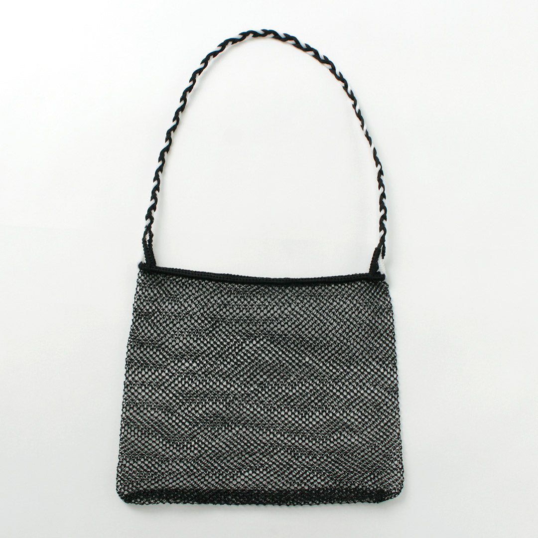 PHADUA / Bolso de malla de hombro de rejilla