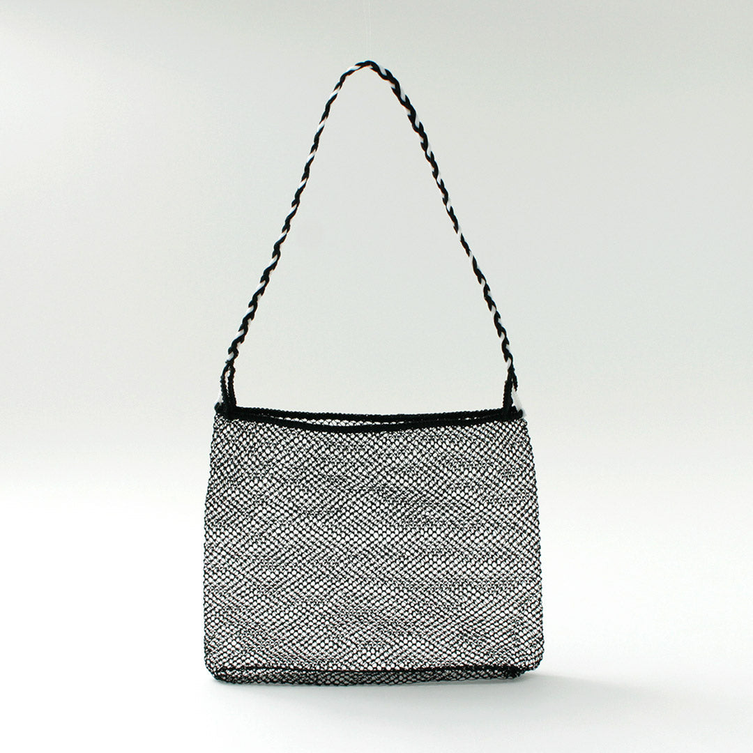 PHADUA / Bolso de malla de hombro de rejilla