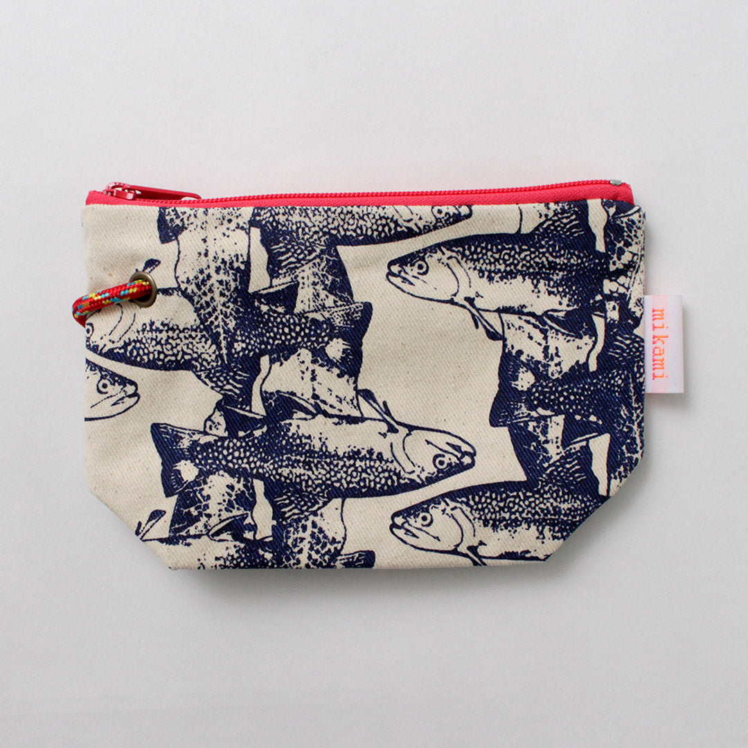 MIKAMI / Hand-Printed Canvas Camping Pouch 8