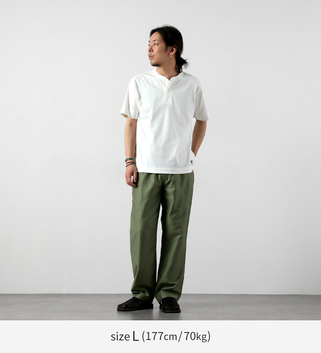 Health Knit / Healthknit X Rag Henry Neck T恤