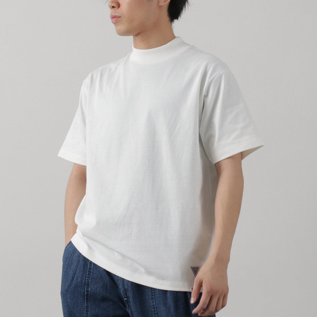 HEALTHKNIT / RAG Collaboration Mock Neck T-shirt Open-End Dry Jersey