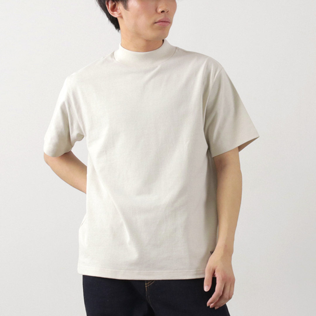 HEALTHKNIT / RAG Collaboration Mock Neck T-shirt Open-End Dry Jersey