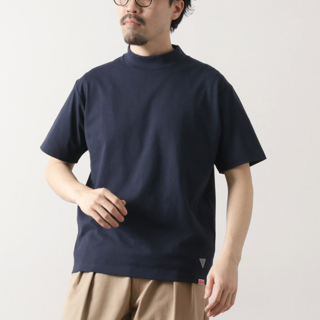 HEALTHKNIT / RAG Collaboration Mock Neck T-shirt Open-End Dry Jersey