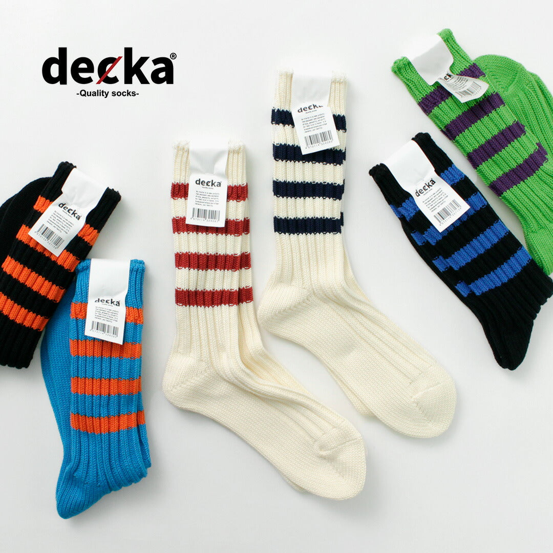DECKA QUALITY SOCKS - SHOWATABÉ / Heavyweight Line Socks