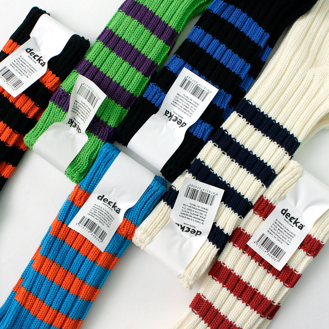 DECKA QUALITY SOCKS - SHOWATABÉ / Heavyweight Line Socks
