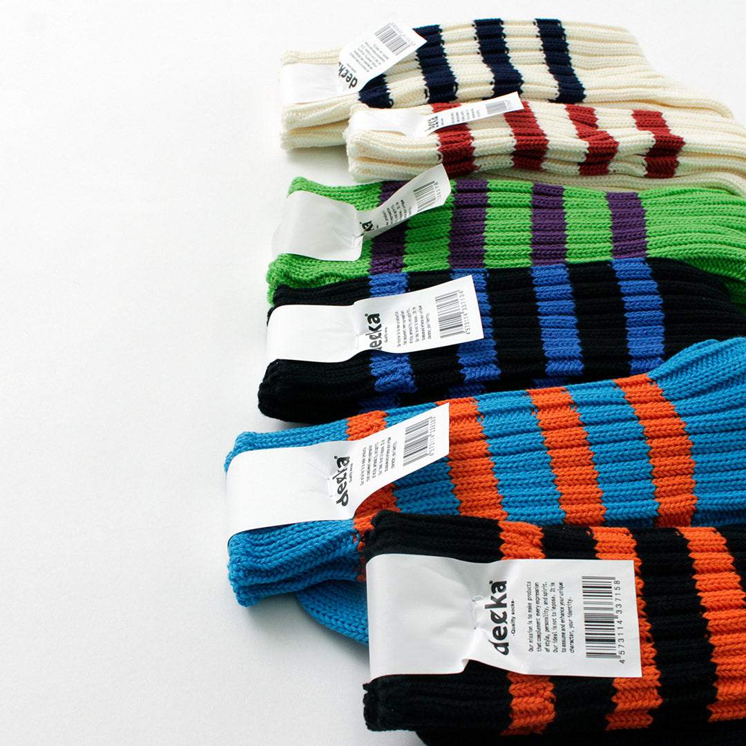 DECKA QUALITY SOCKS - SHOWATABÉ / Heavyweight Line Socks