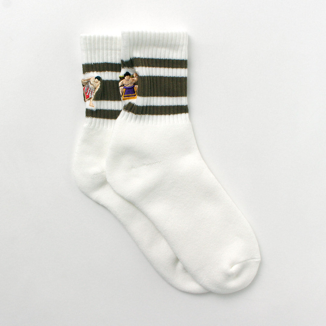DECKA QUALITY SOCKS - SHOWATABÉ / Embroidered Skater Socks