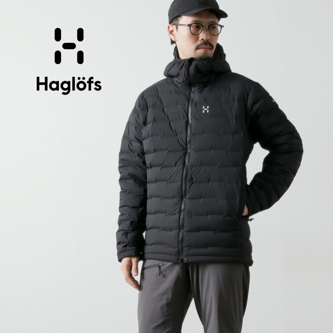 HAGLOFS / Veste à capuche en duvet Spitz