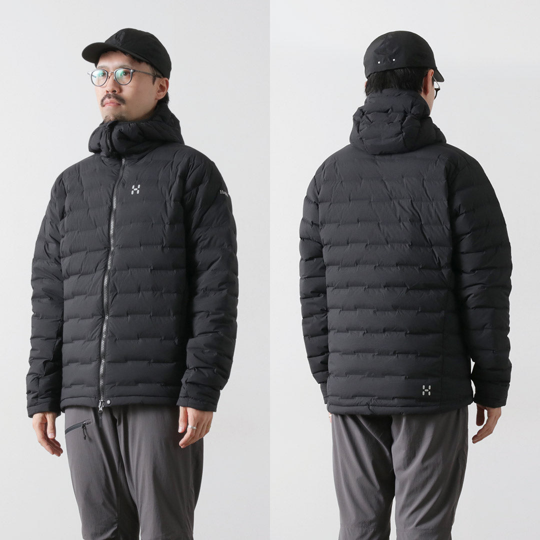 HAGLOFS / Veste à capuche en duvet Spitz