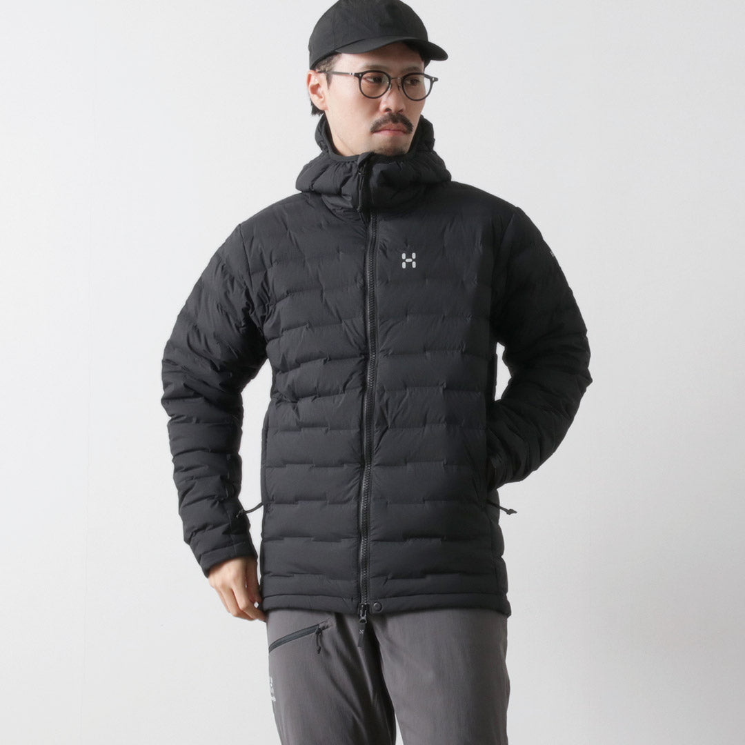 HAGLOFS / Veste à capuche en duvet Spitz