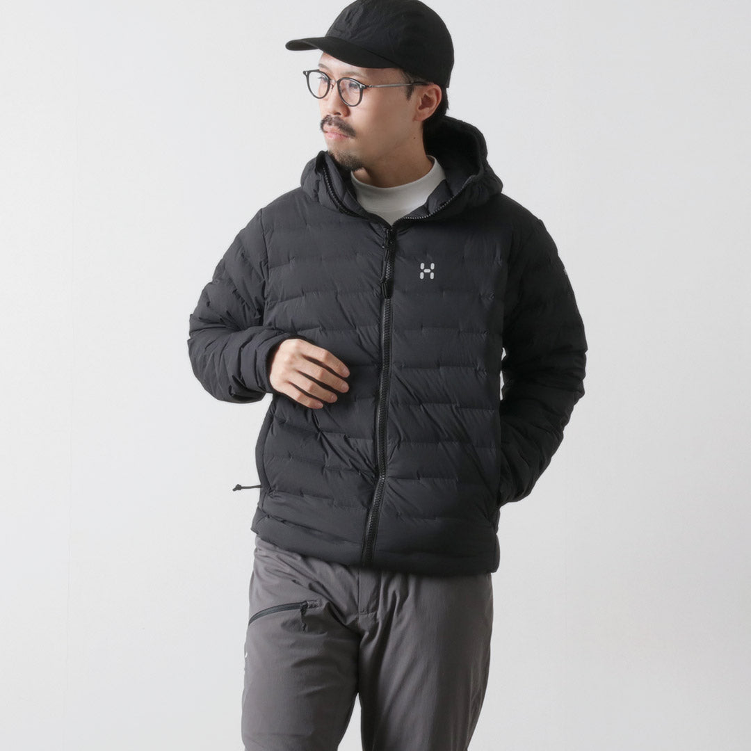 HAGLOFS / Veste à capuche en duvet Spitz