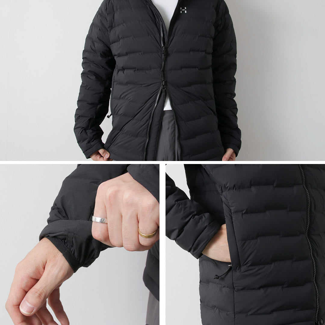 HAGLOFS / Veste à capuche en duvet Spitz