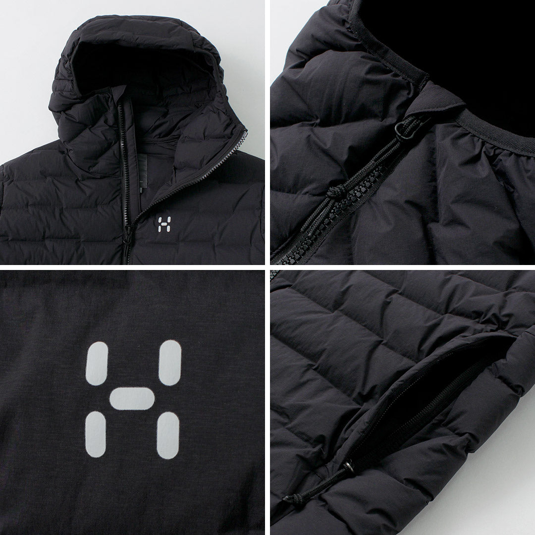 HAGLOFS / Veste à capuche en duvet Spitz