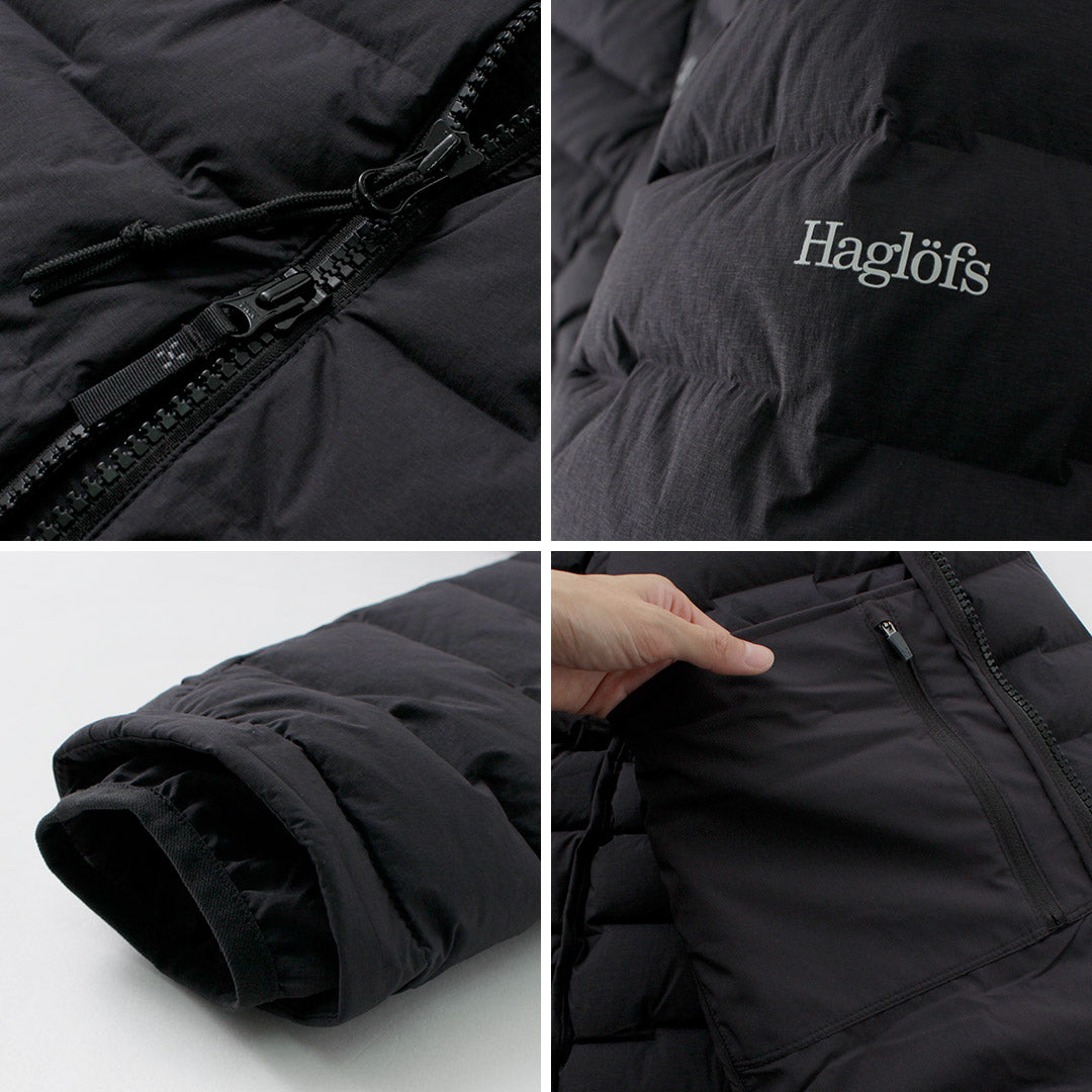 HAGLOFS / Veste à capuche en duvet Spitz