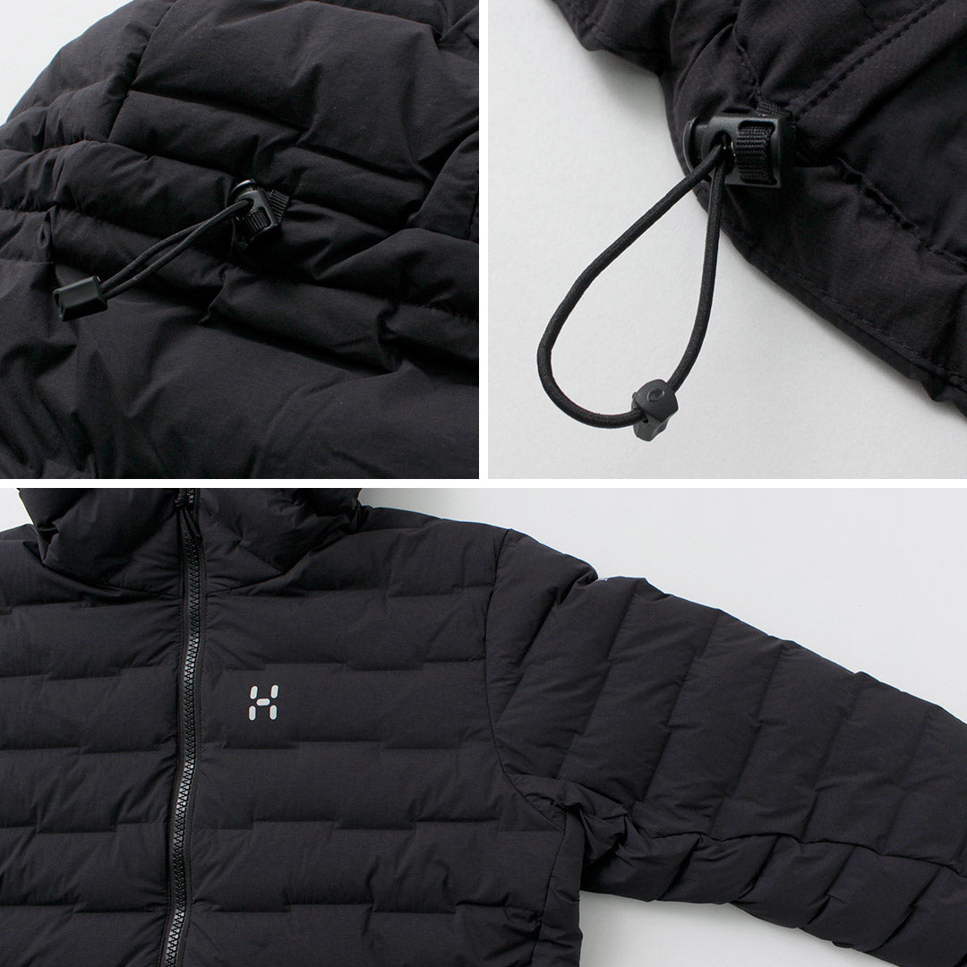 HAGLOFS / Veste à capuche en duvet Spitz