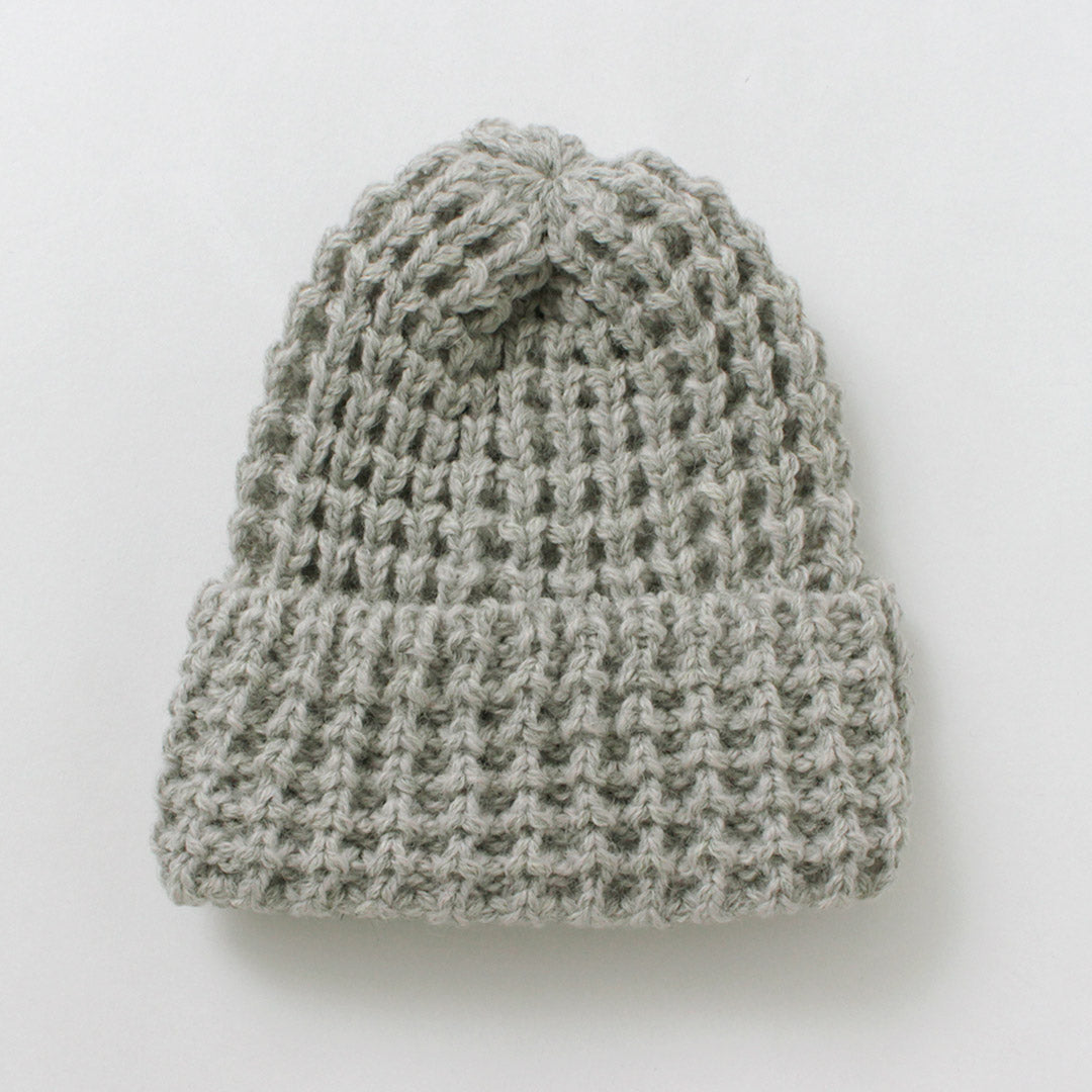 HIGHLAND 2000 / Bob Cap Tuck Stitch（羊駝毛 x 英國羊毛混合）