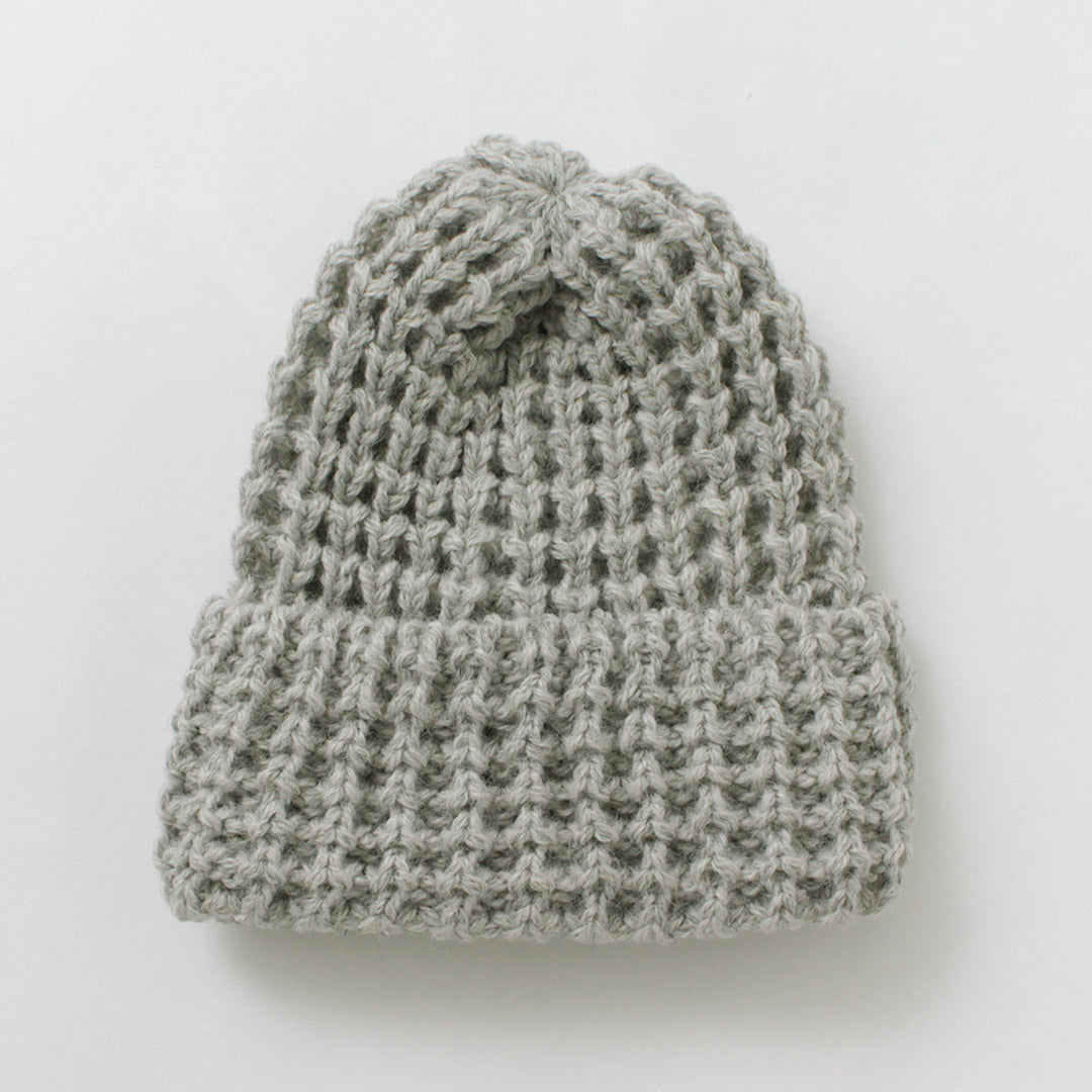 HIGHLAND 2000 / Bob Cap Tuck Stitch（羊驼毛 x 英国羊毛混合）