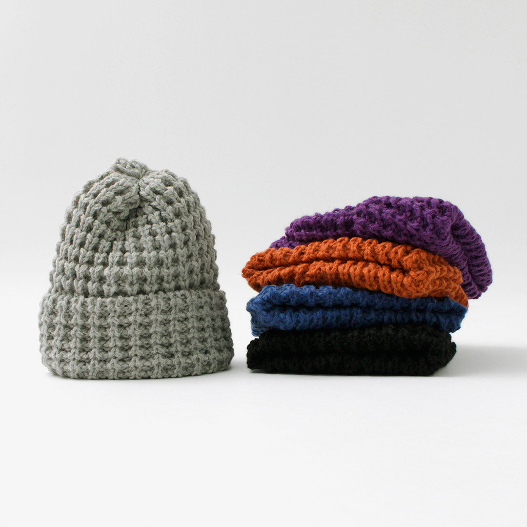 HIGHLAND 2000 / Bob Cap Tuck Stitch（羊駝毛 x 英國羊毛混合）
