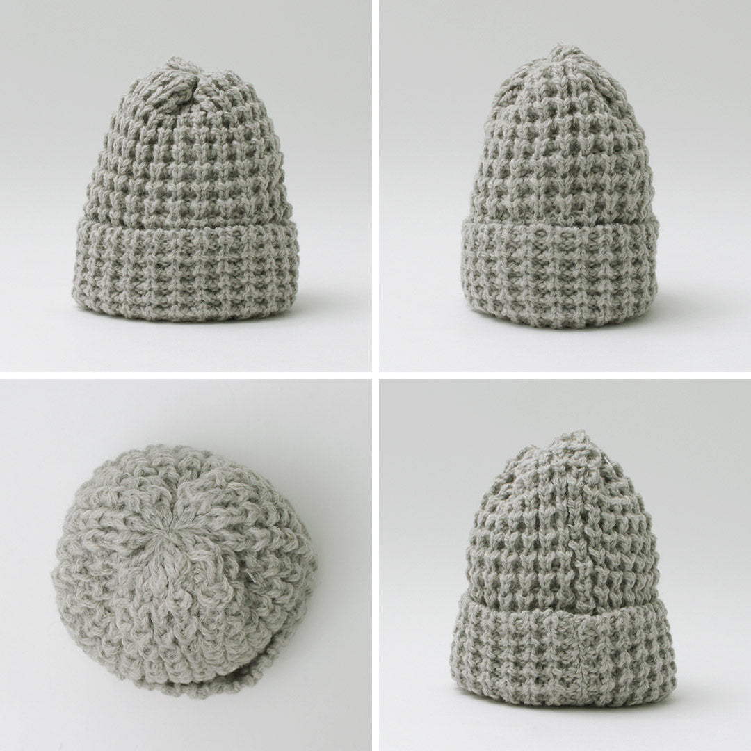HIGHLAND 2000 / Bob Cap Tuck Stitch（羊駝毛 x 英國羊毛混合）