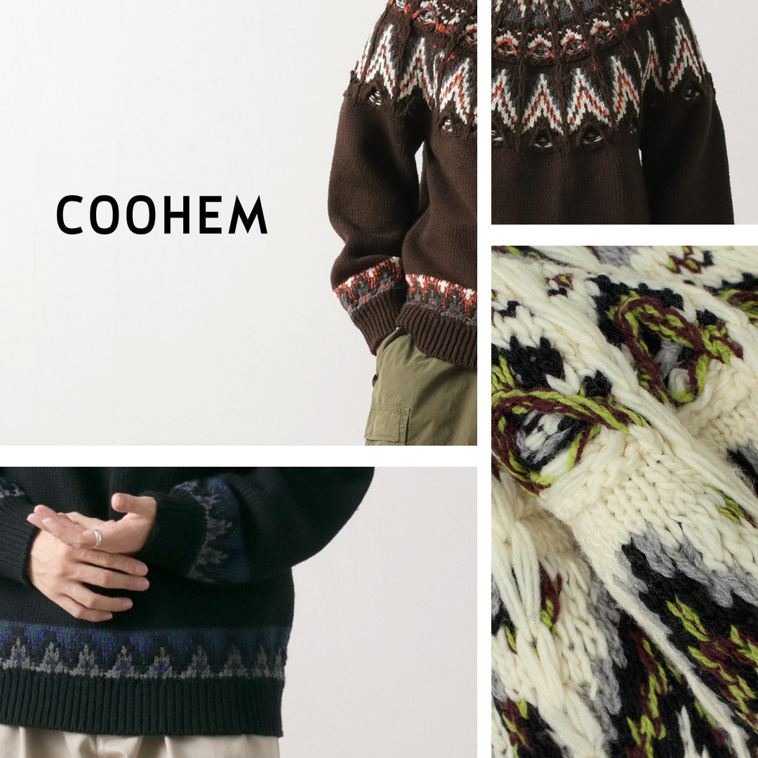 COOHEM / 北歐針織套頭衫