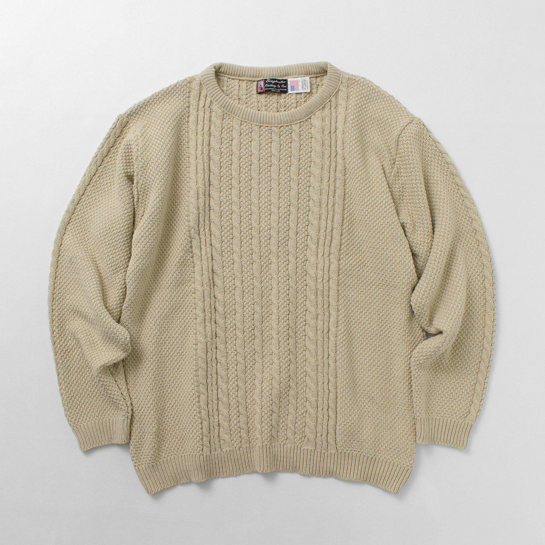 BINGHAMTON KNITTING COMPANY / Jersey de punto de algodón de pescador