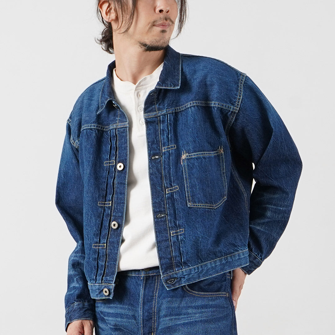 REMI RELIEF / 12oz WWll 모델 데님 재킷 블루