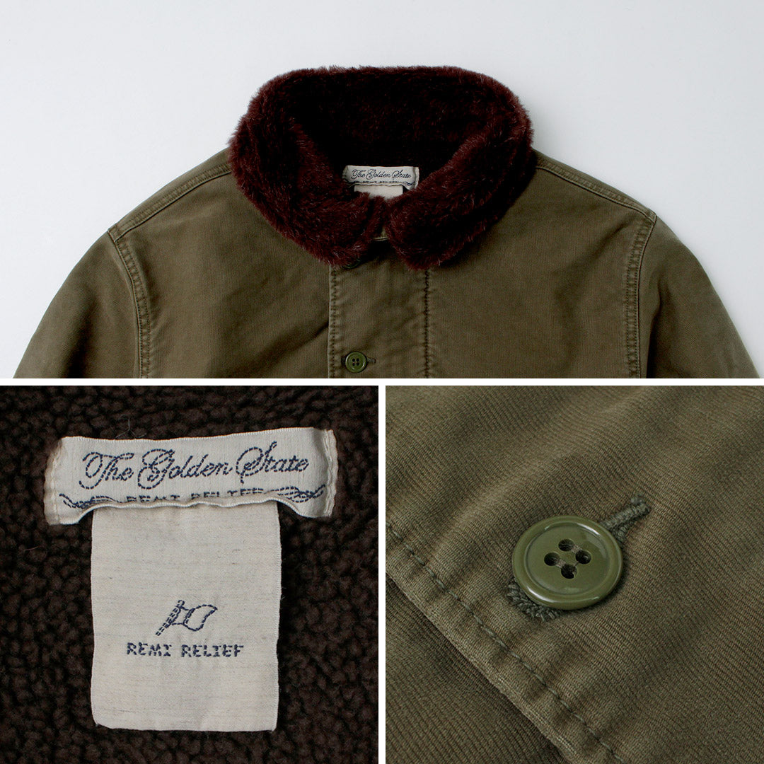 REMI RELIEF / Veste de pont (Laine Boa)