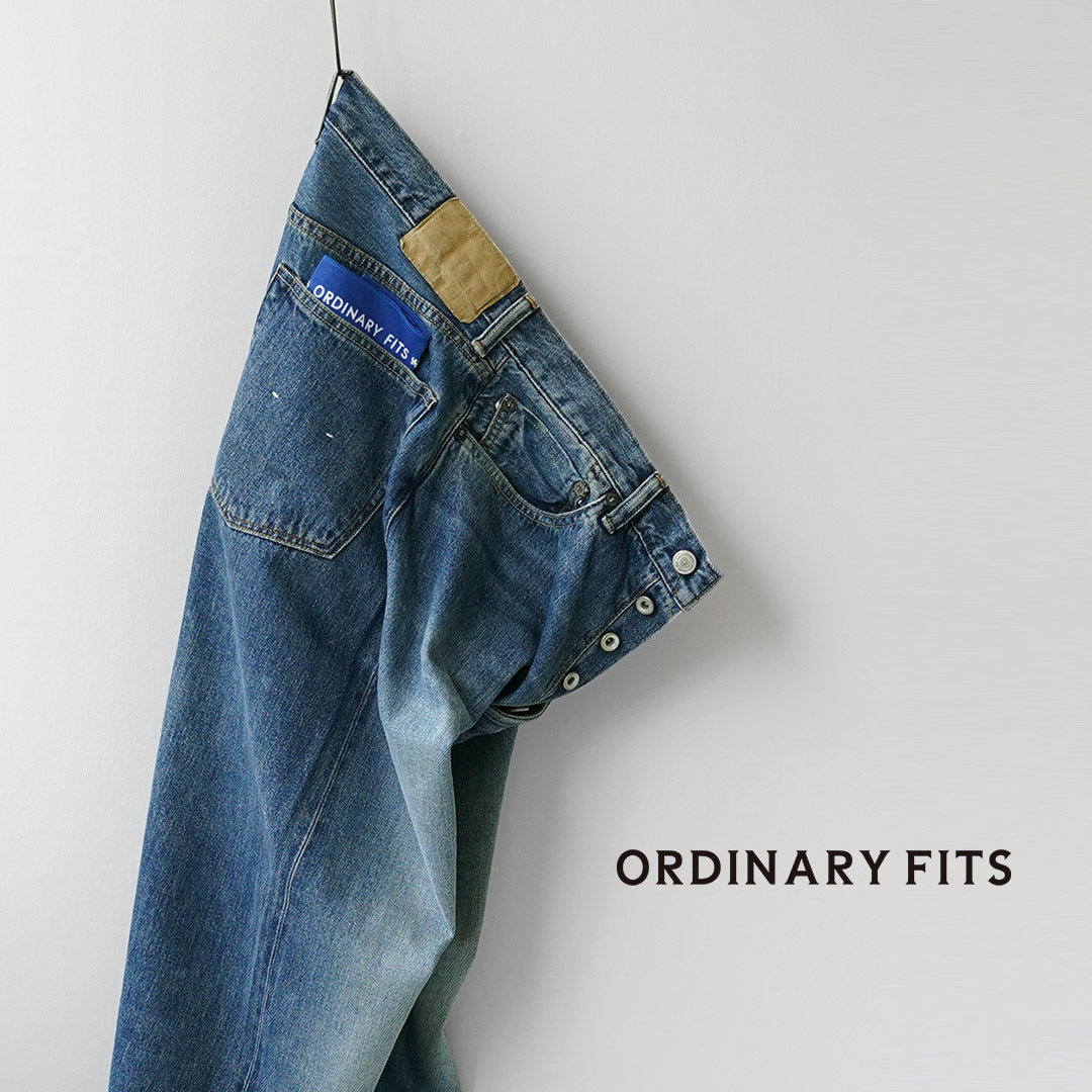 ORDINARY FITS / 루즈 데님 유즈드 워싱 팬츠 12온스 2026 모델