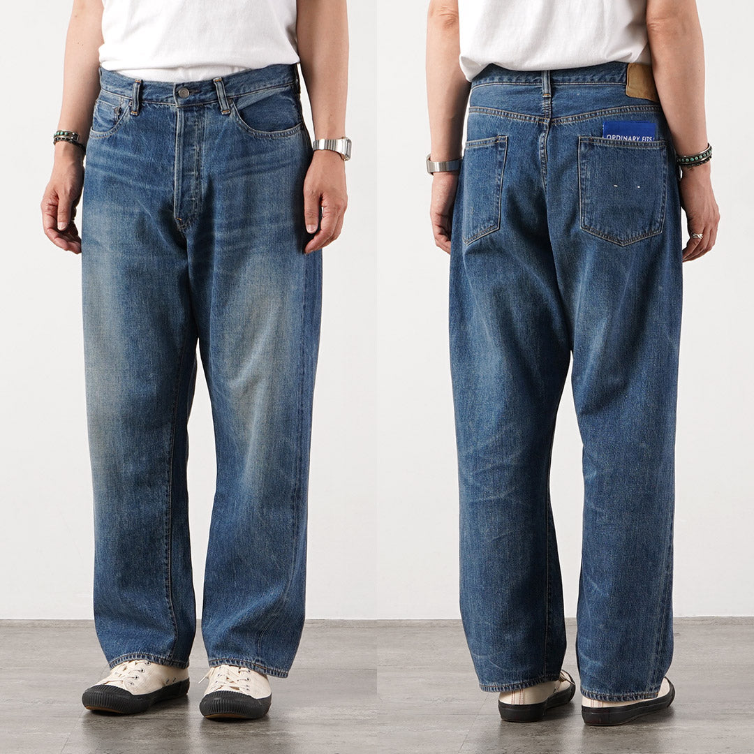 ORDINARY FITS / 루즈 데님 유즈드 워싱 팬츠 12온스 2026 모델