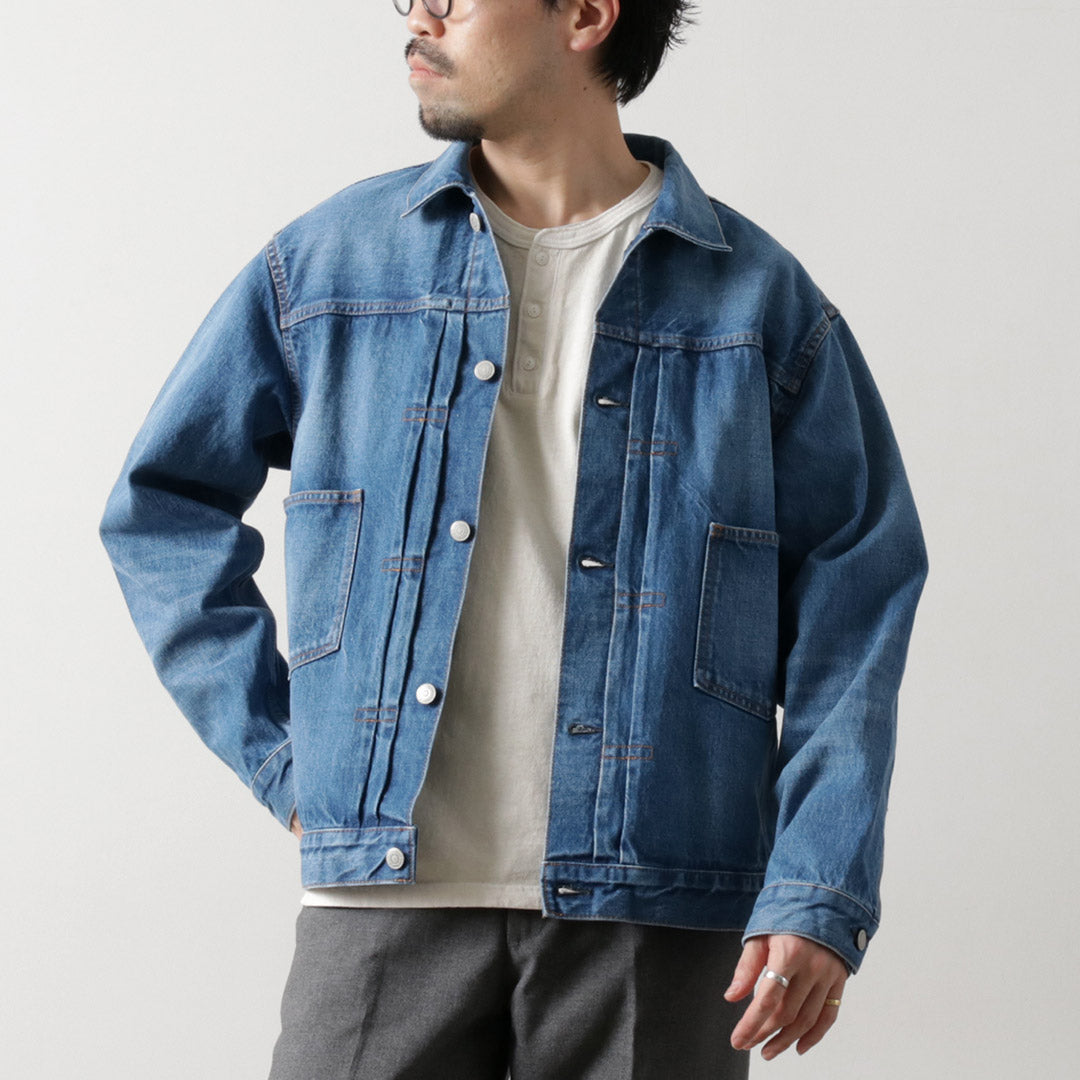 ORDINARY FITS / 2nd Type Denim Jacket Used-Finish