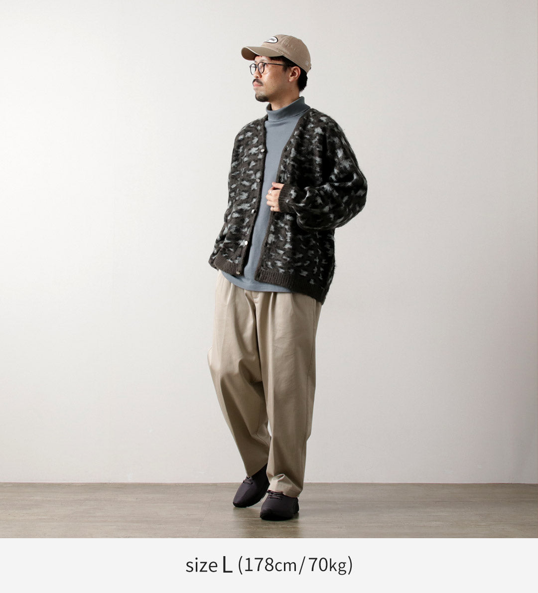 TOWNCRAFT / Shaggy Raglan Cardigan