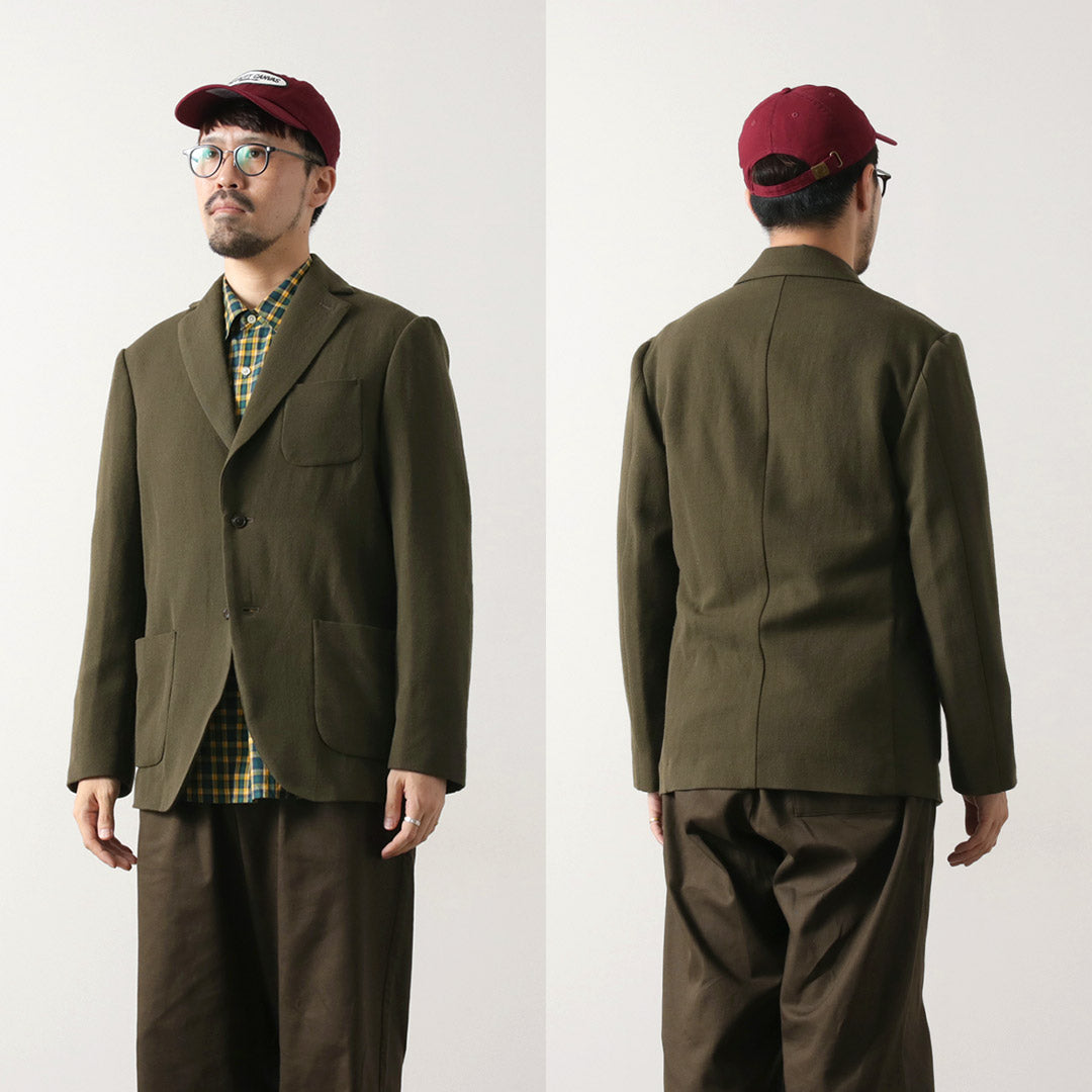 FUJITO / N.O.UN 2B 夾克羊毛嗶嘰