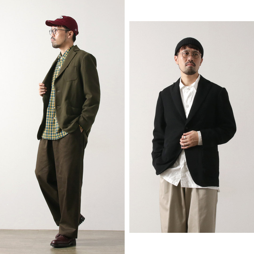 FUJITO / N.O.UN 2B 夾克羊毛嗶嘰