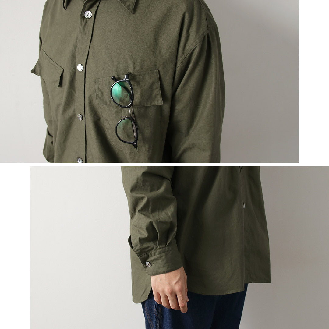 FUJITO / Chemise Fatigue Ripstop