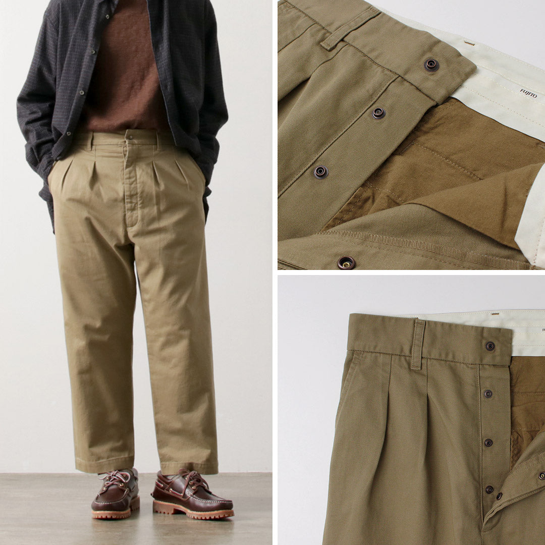 FUJITO / Pantalón chino de 2 pliegues