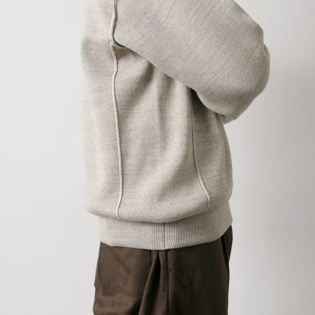 NON TEINTÉ / Tricot double face en coton biologique coloré
