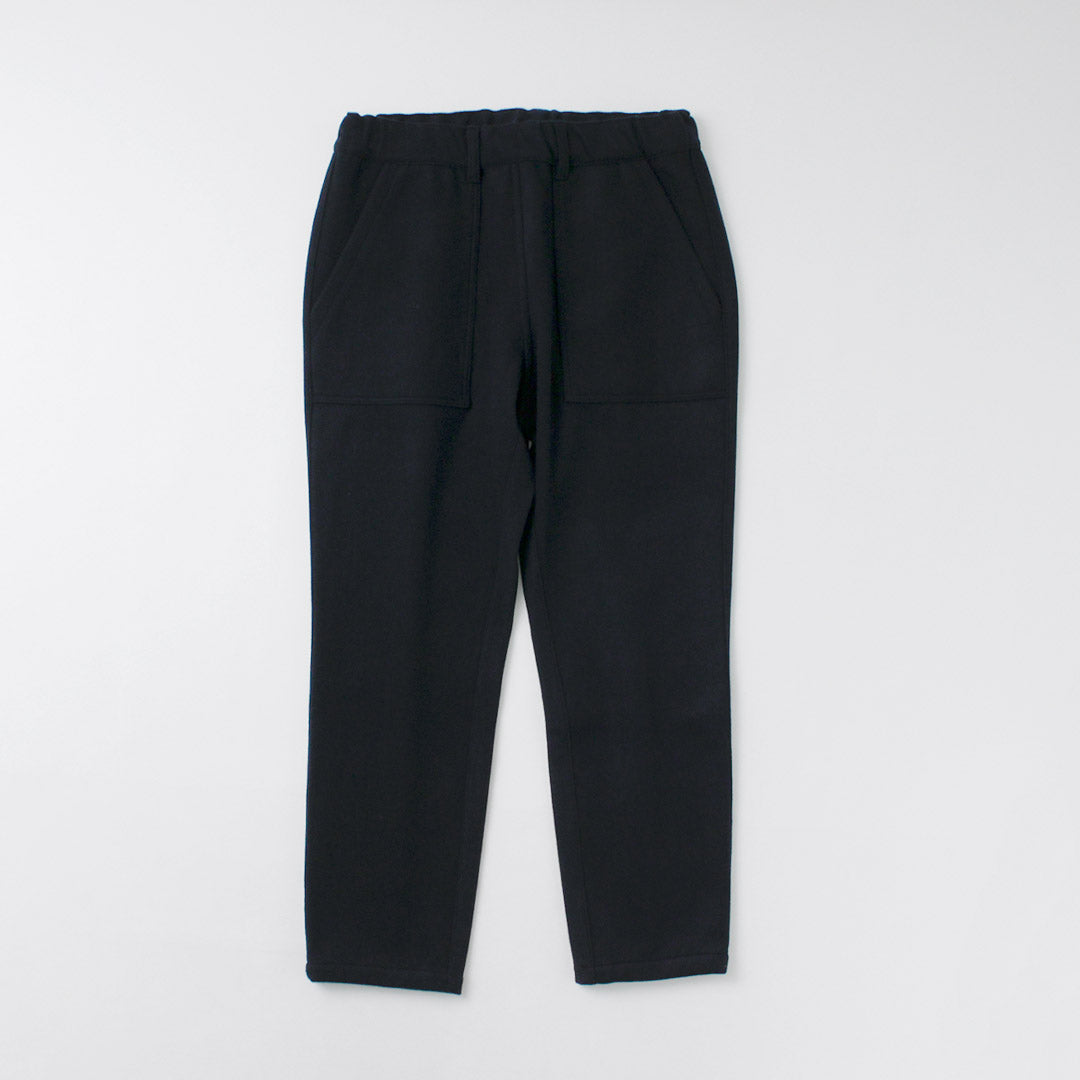 RE HECHO EN TOKIO JAPÓN / Pantalones fáciles de lana Melton Super 140