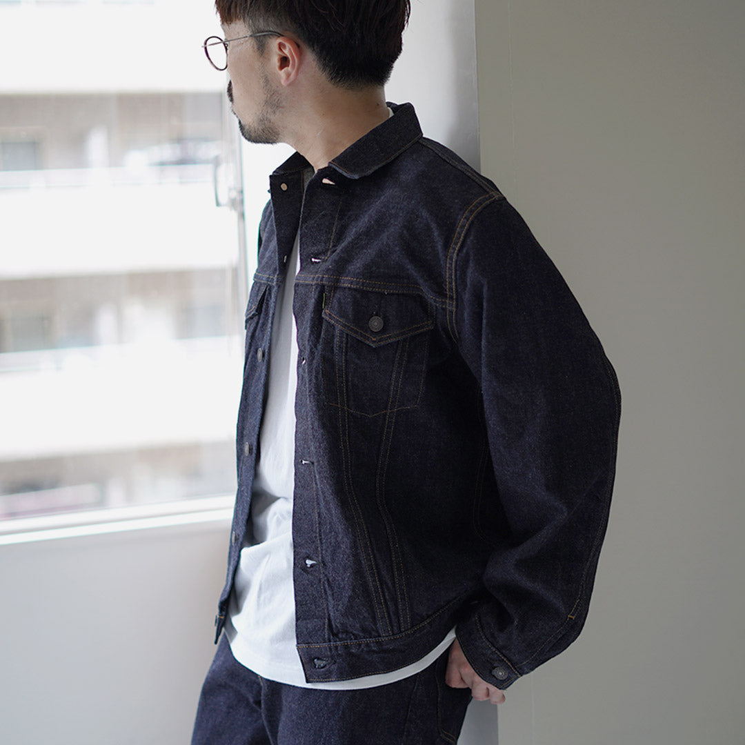 FOB FACTORY / F2444 布邊牛仔第三種夾克