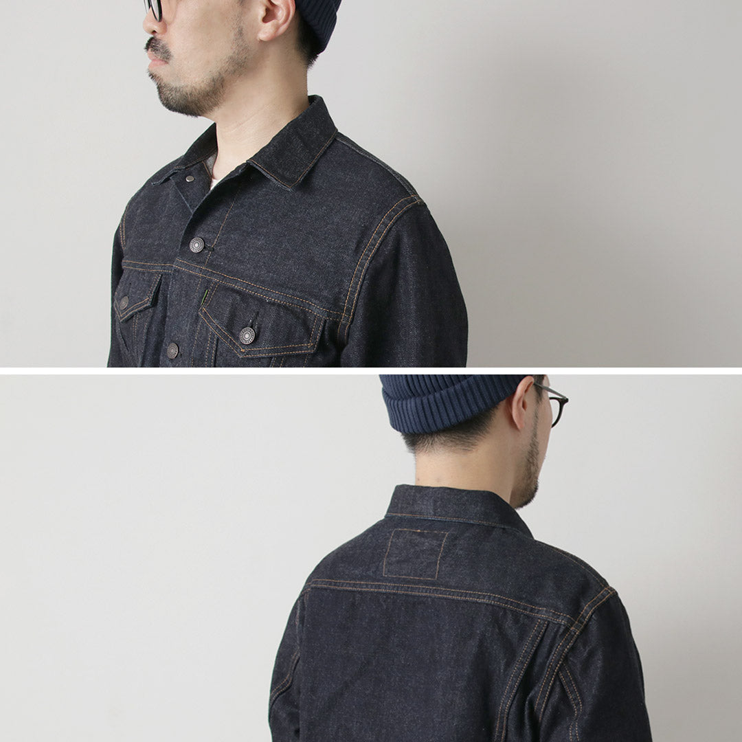 FOB FACTORY / F2444 布邊牛仔第三種夾克