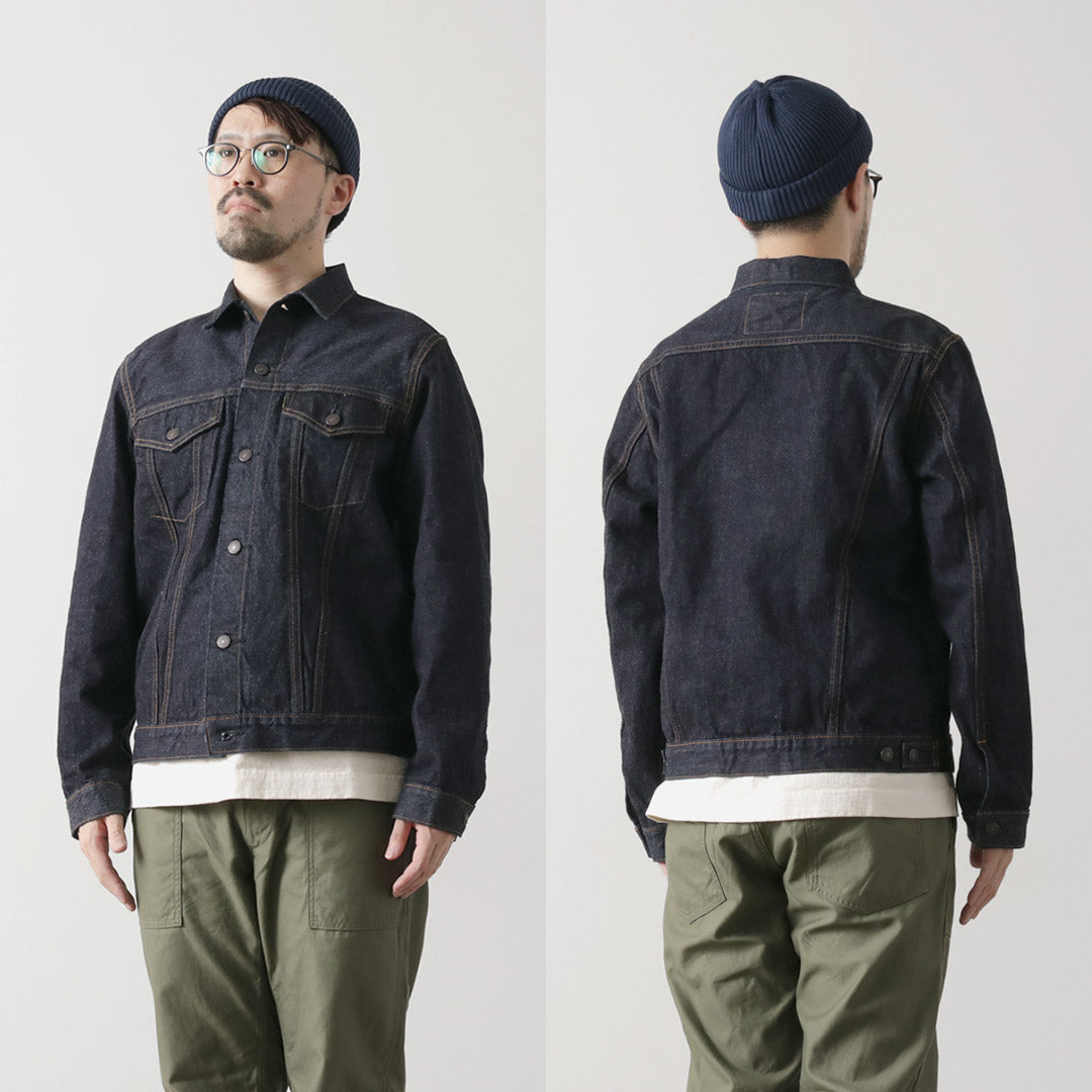 FOB FACTORY / F2444 布邊牛仔第三種夾克